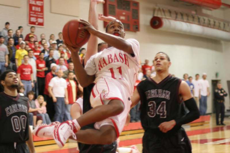 a basketball player in action