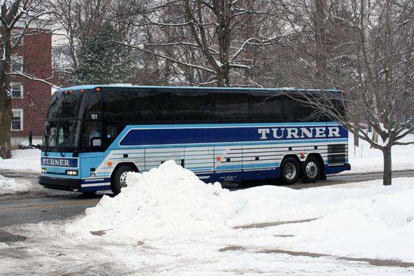 a bus parked on the side of the road