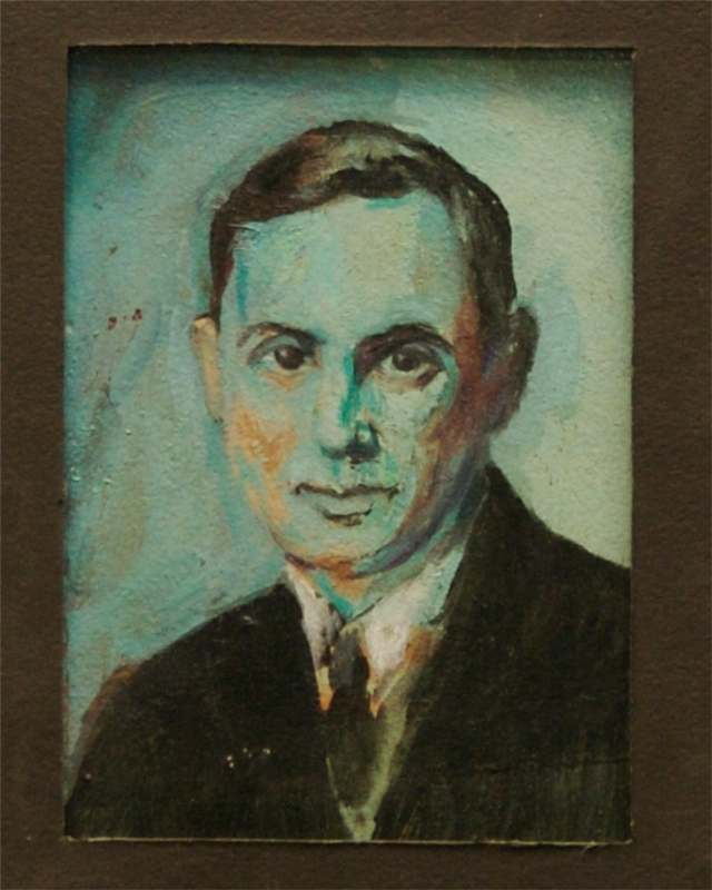 a painting of a man