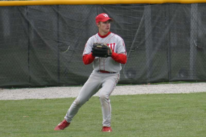 a baseball player on the field