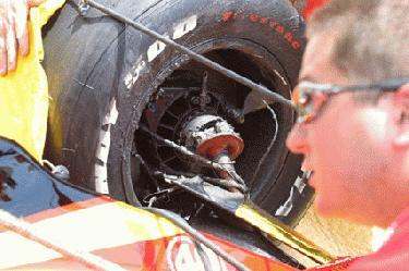 a close-up of a car tire