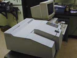 a close-up of a printer