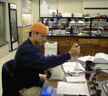 a man in a lab