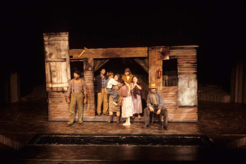 a group of people on a stage