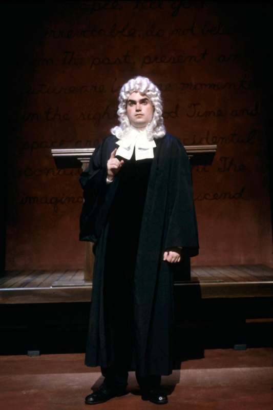 a man in a wig and robe