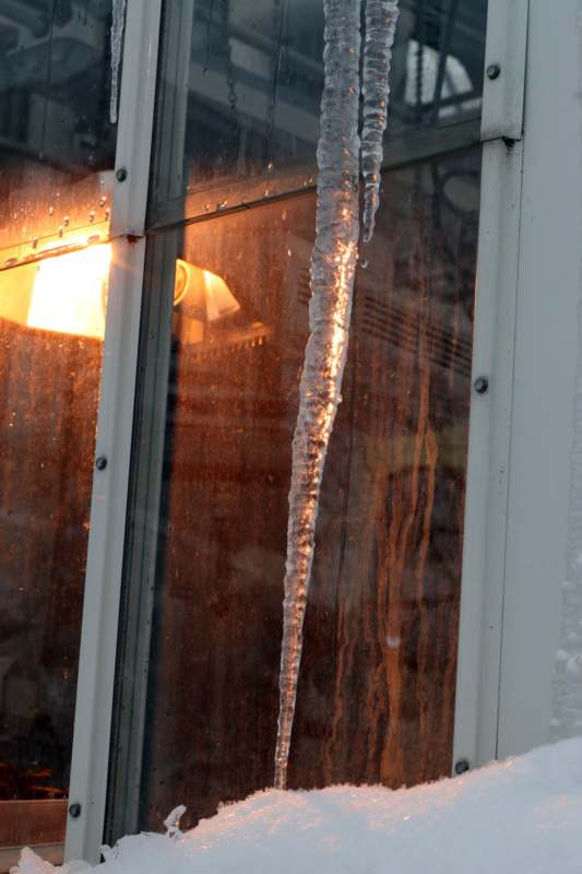icicle from a window
