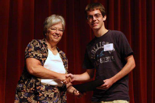 a man and woman shaking hands