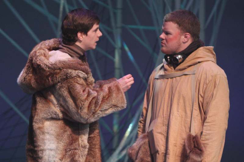 a man in a fur coat and a man in a fur coat