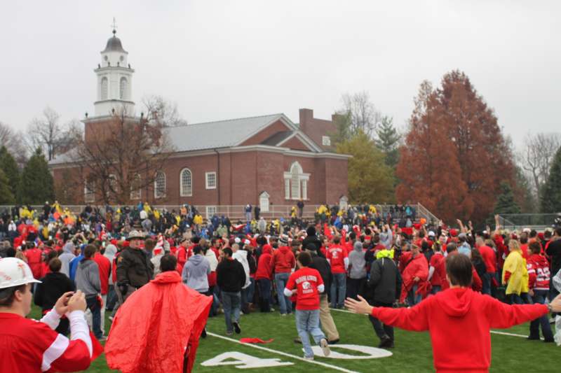 a large crowd of people on a field