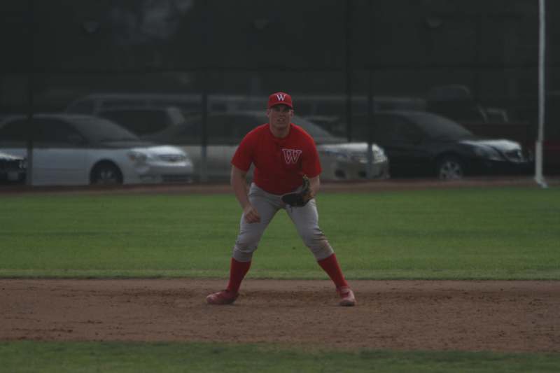 a baseball player on a field
