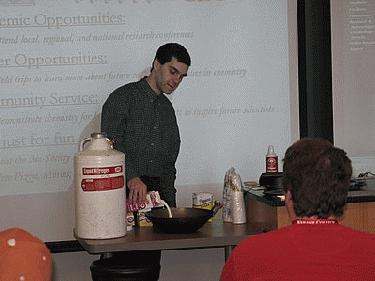 a man pouring milk into a bowl