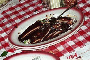 a plate of food on a table