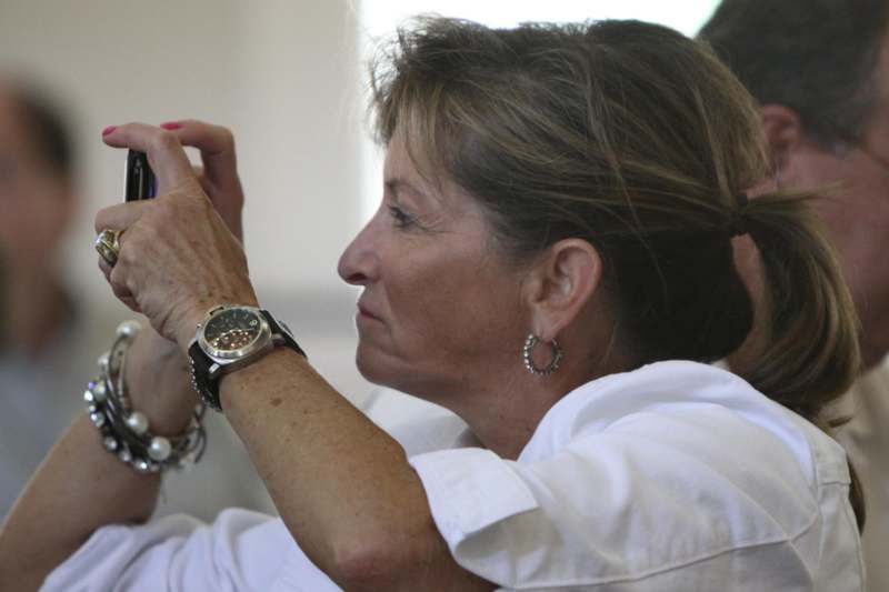 a woman taking a picture of herself