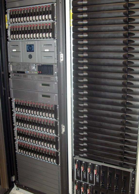 a close-up of a server