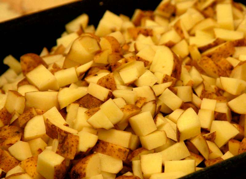 a bowl of potatoes