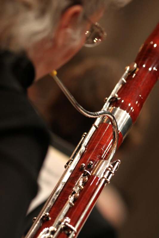 a close up of a clarinet