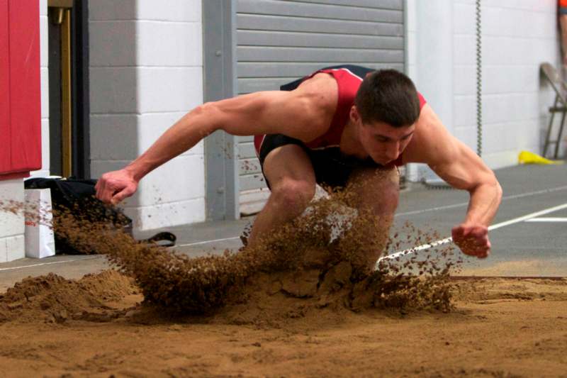 a man in a track and field