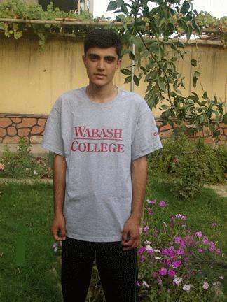 a man standing in a yard