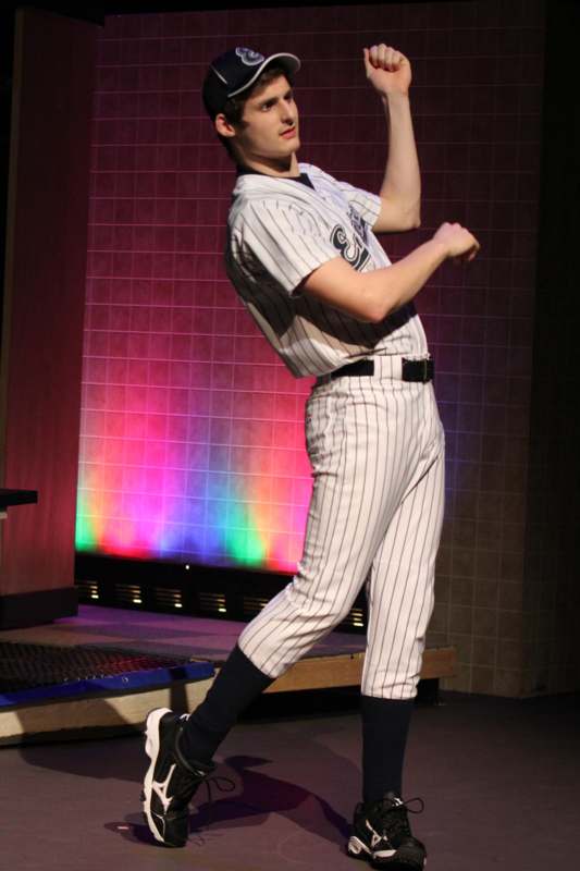 a man in a baseball uniform