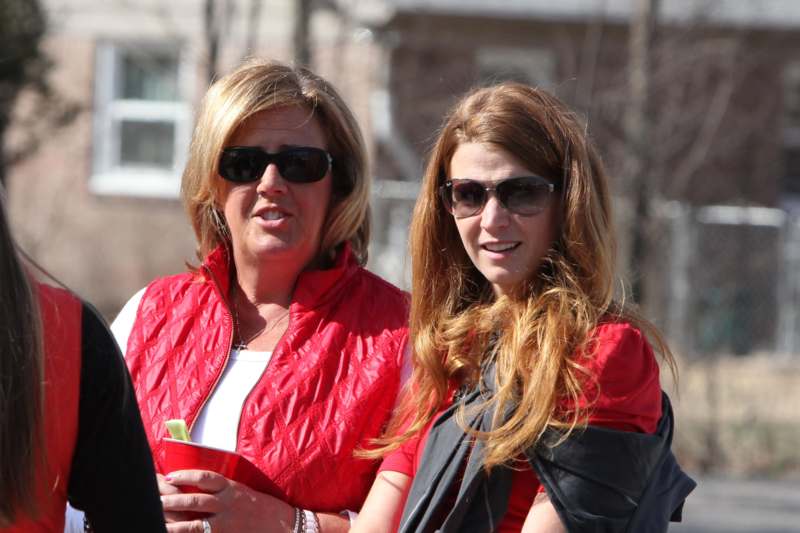 a couple of women wearing sunglasses