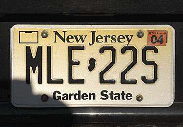 a license plate of a state