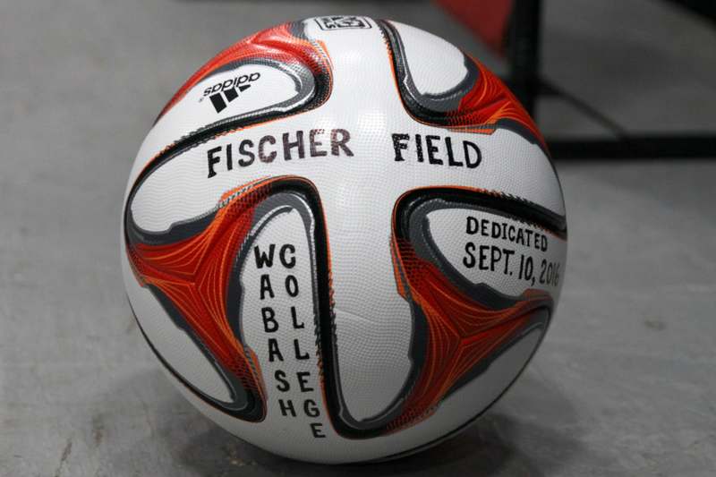 a football ball with writing on it