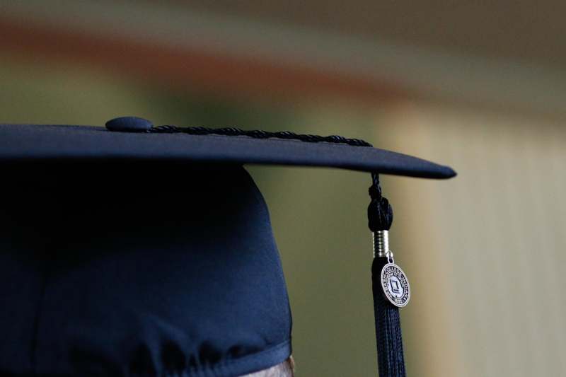 a close up of a graduation cap