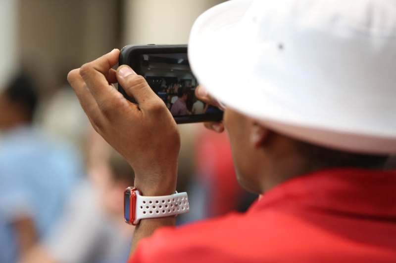 a man taking a picture of himself