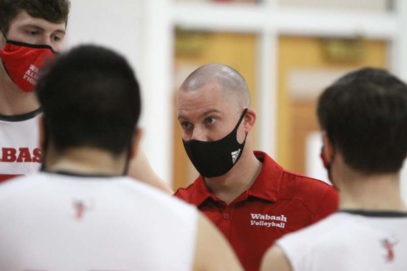 a man wearing a face mask