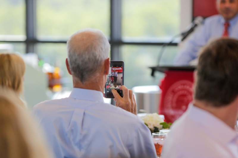 a man taking a picture of himself