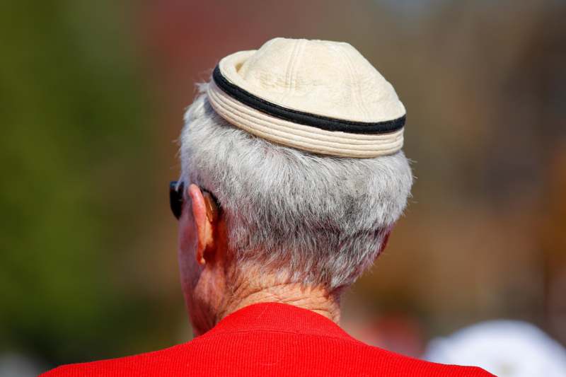 a man wearing a hat
