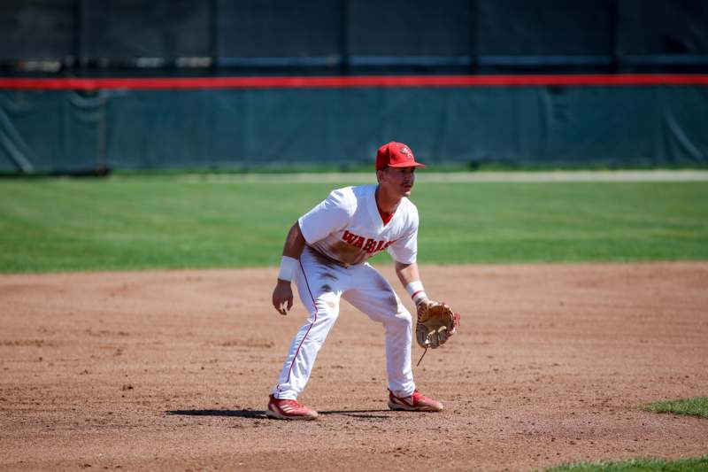 a baseball player on a field
