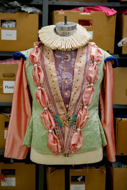 a mannequin with a garment