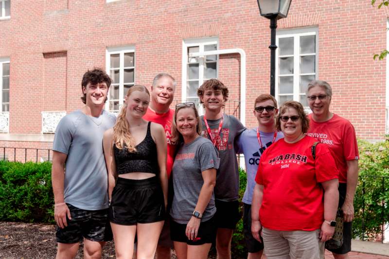 a group of people posing for a photo