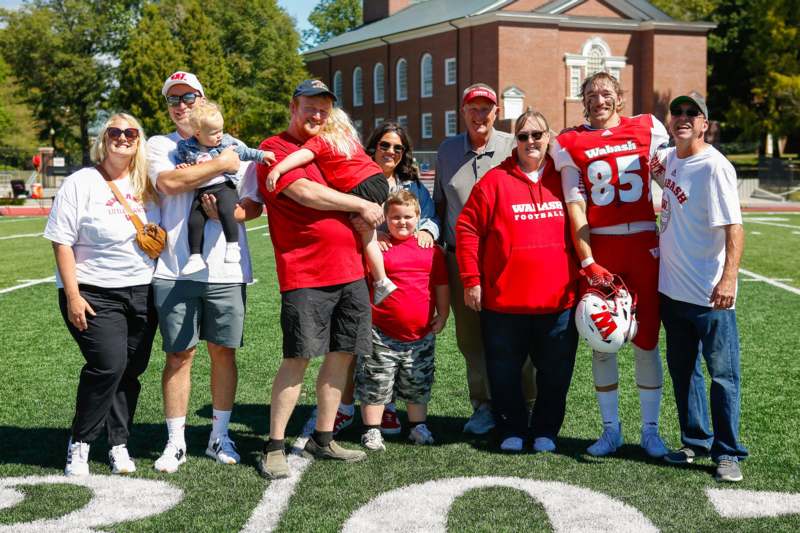 a group of people posing for a photo