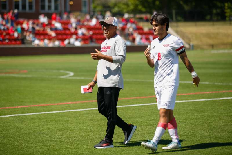 two men on a field