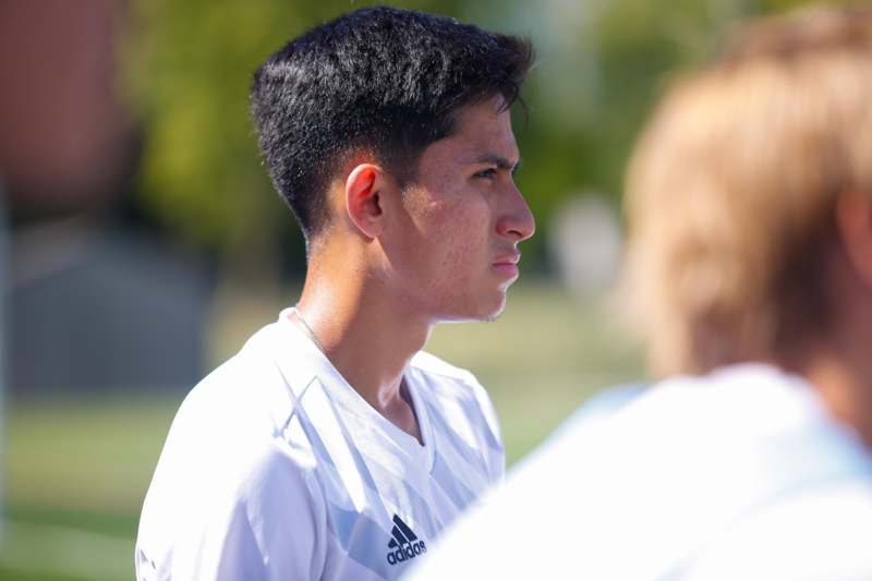 a man in a white shirt