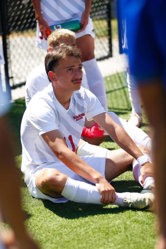 a man sitting on the ground