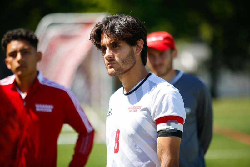 a man in a white shirt