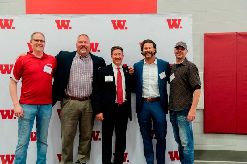 a group of men standing together