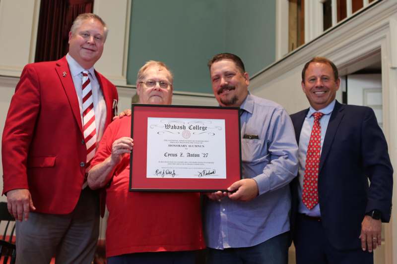 Cyrus Anton's father and grandfather with Jim Hawksworth and Scott Feller