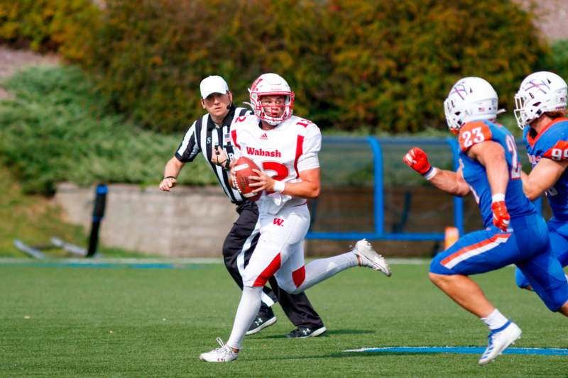 a group of people playing football