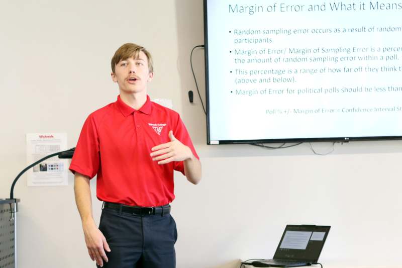 a man in a red shirt