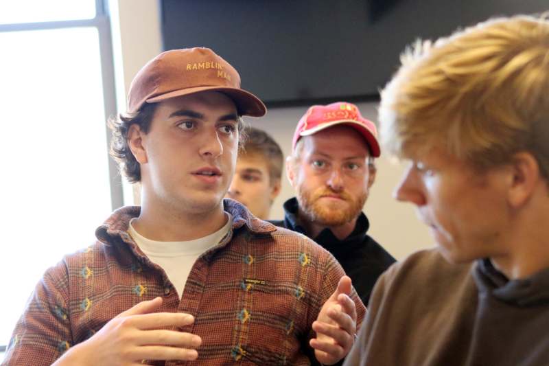 a group of men in a room