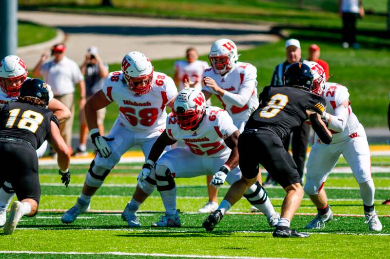 a group of football players on a field