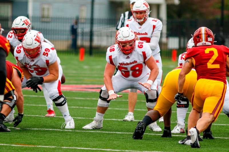 a group of football players on a field