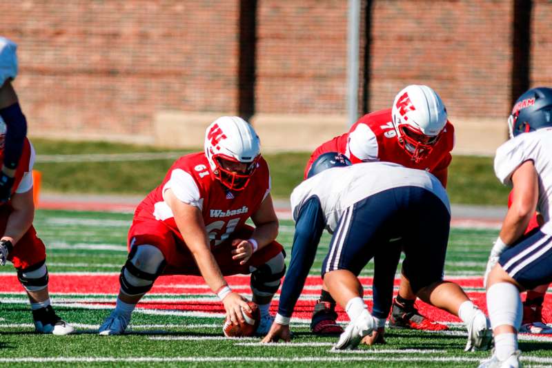 a group of football players on a field