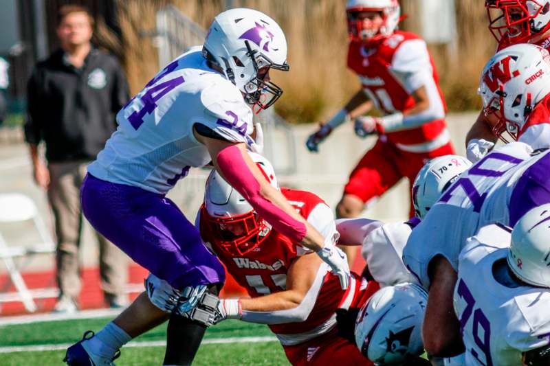 a football player in a white uniform playing football