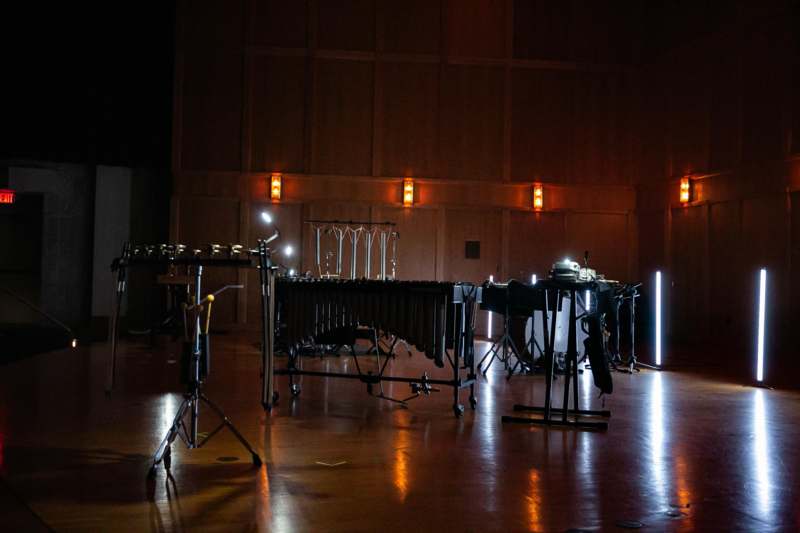 a room with a musical instrument