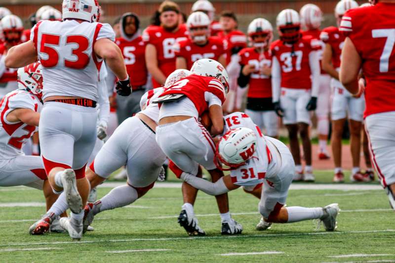 a football players in a game